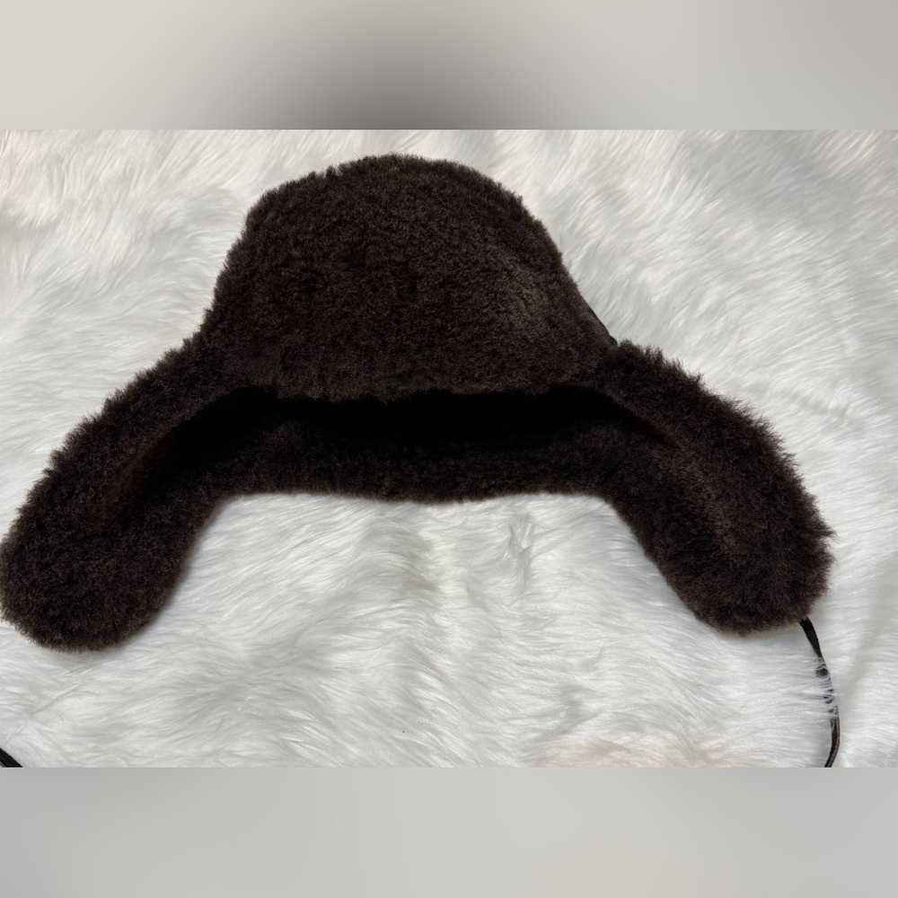 Zavelio NWT Sheepskin Ear Flap Aviator Hat - Picture 5 of 9